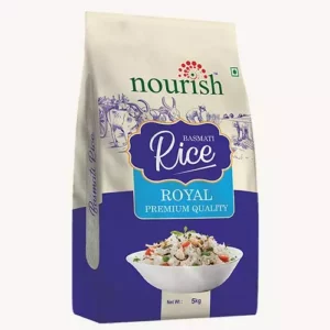 Royal Premium quality basmati rice from nourish
