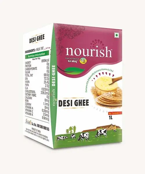 Nourish Desi Ghee Rich in Essential Vitamins, Antioxidants